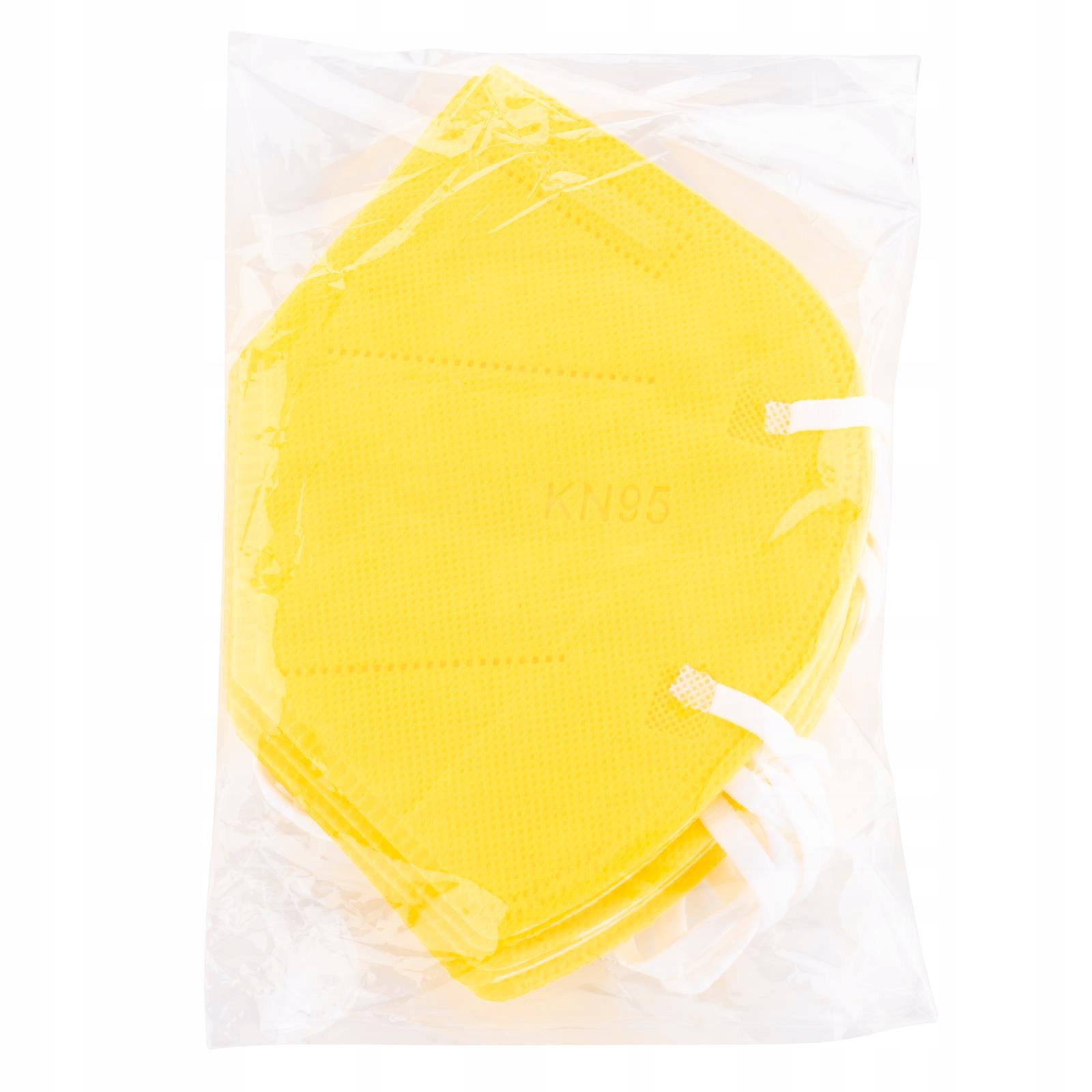 MASECZKA MASKA OCHRONNA KN95 ŻÓŁTA ANTYWIRUSOWA Model KN95