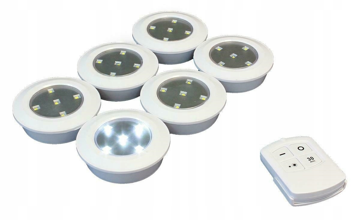 Lampki do domu 6SZT NA BAT. 5 LEDÓW + pilot sterujący ZD23D