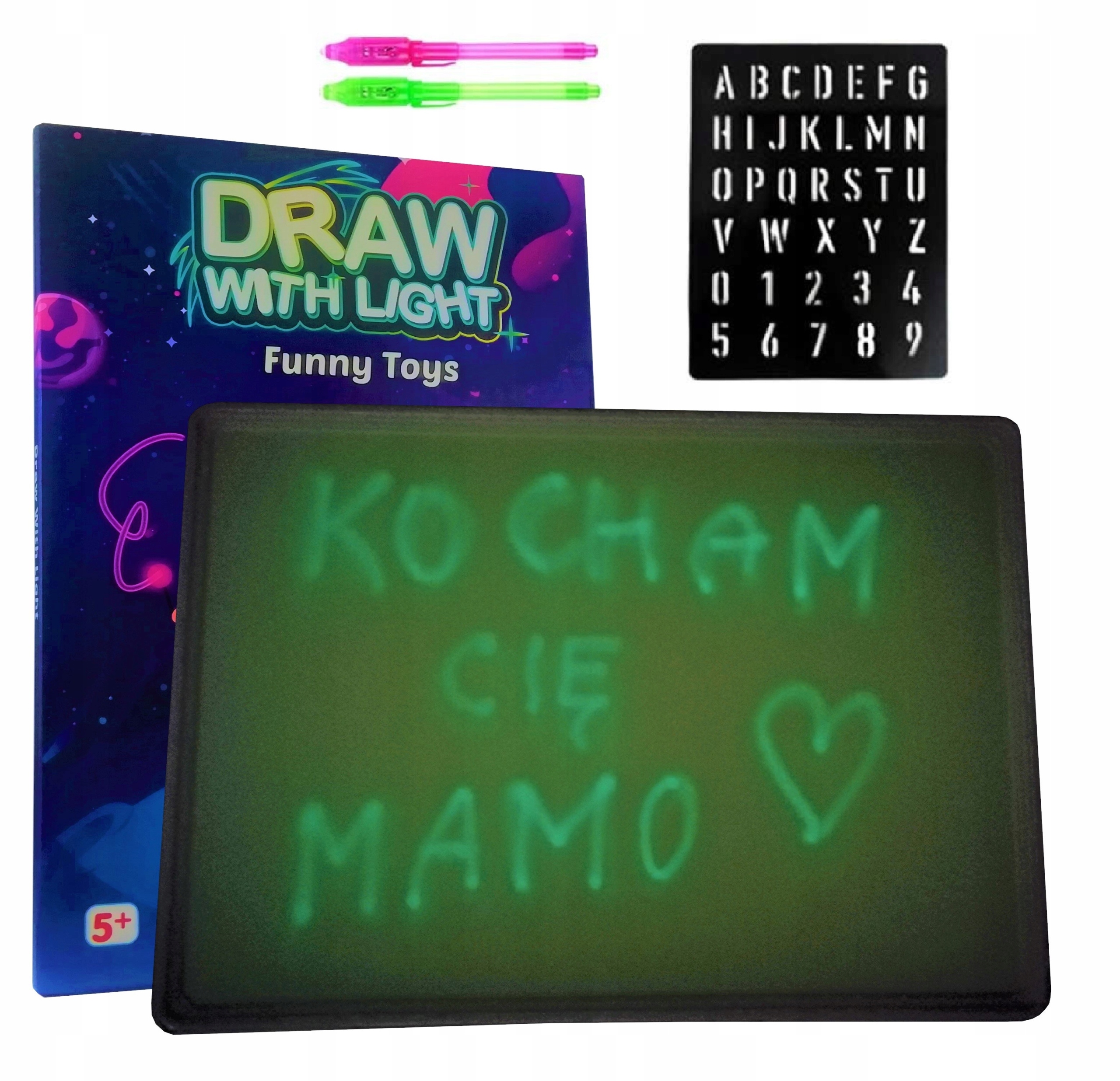 

Magiczna Tablica Do Rysowania Światłem A3 Pisaki