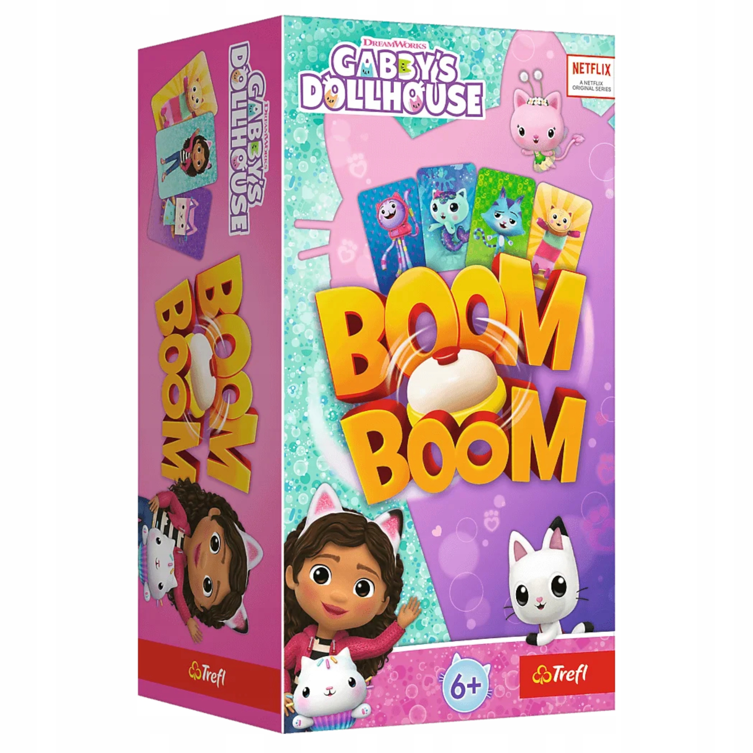 Trefl Gra Rodzinna Boom Boom Koci Domek Gabi 02548 Wiek dziecka 6 lat +