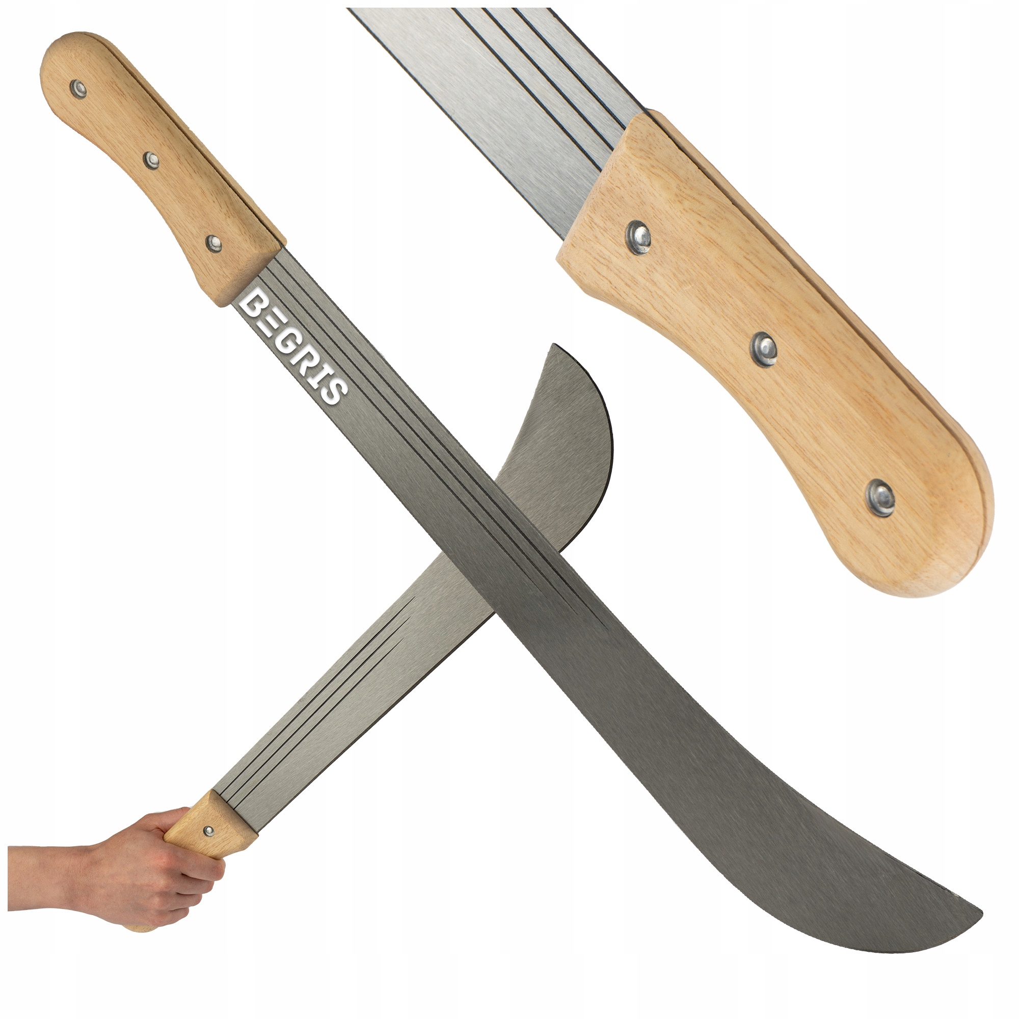 MACZETA HARTOWANA OGRODOWA KARCZOWNIK 65 CM NÓŻ BAGNET Stan opakowania oryginalne