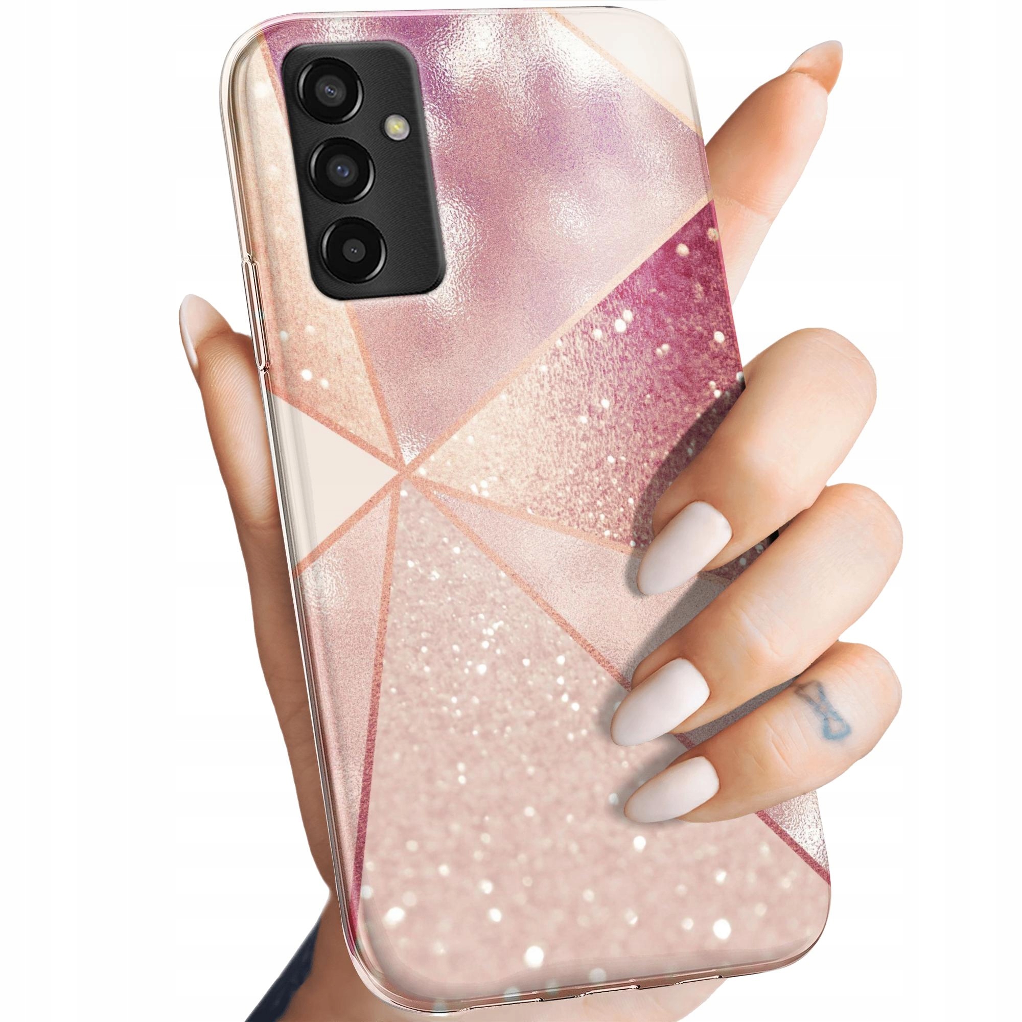 

Etui do Samsung Galaxy M13 Różowe złoto Case