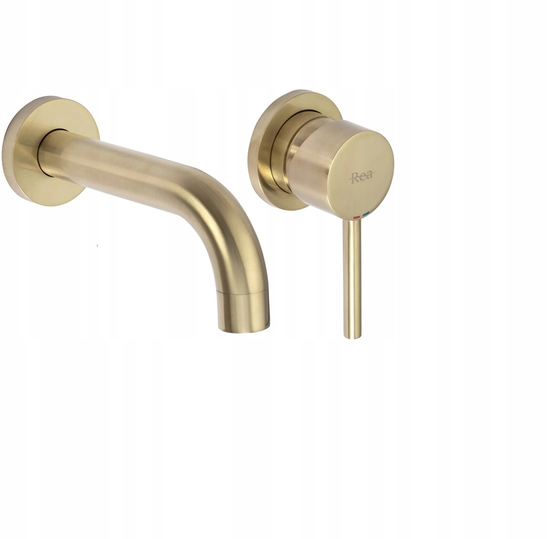 Umývadlová Batéria Pod Omietku Lungo Zlatá Kefa Box Rea