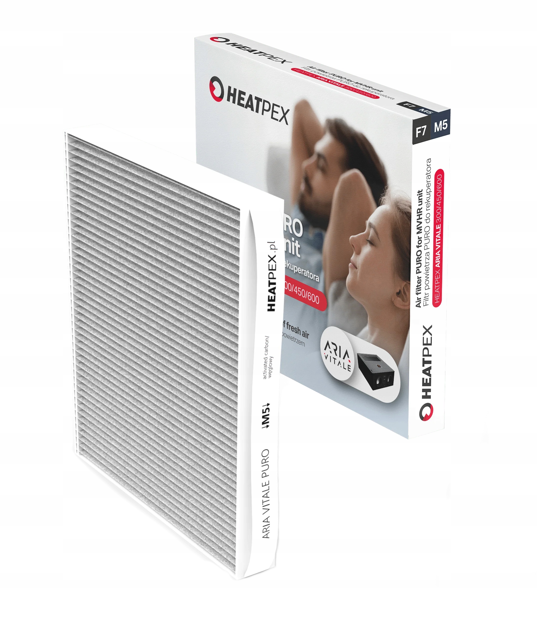 KOMPLET FILTRÓW ARIA VITALE 70% (F7) + 50% (M5)