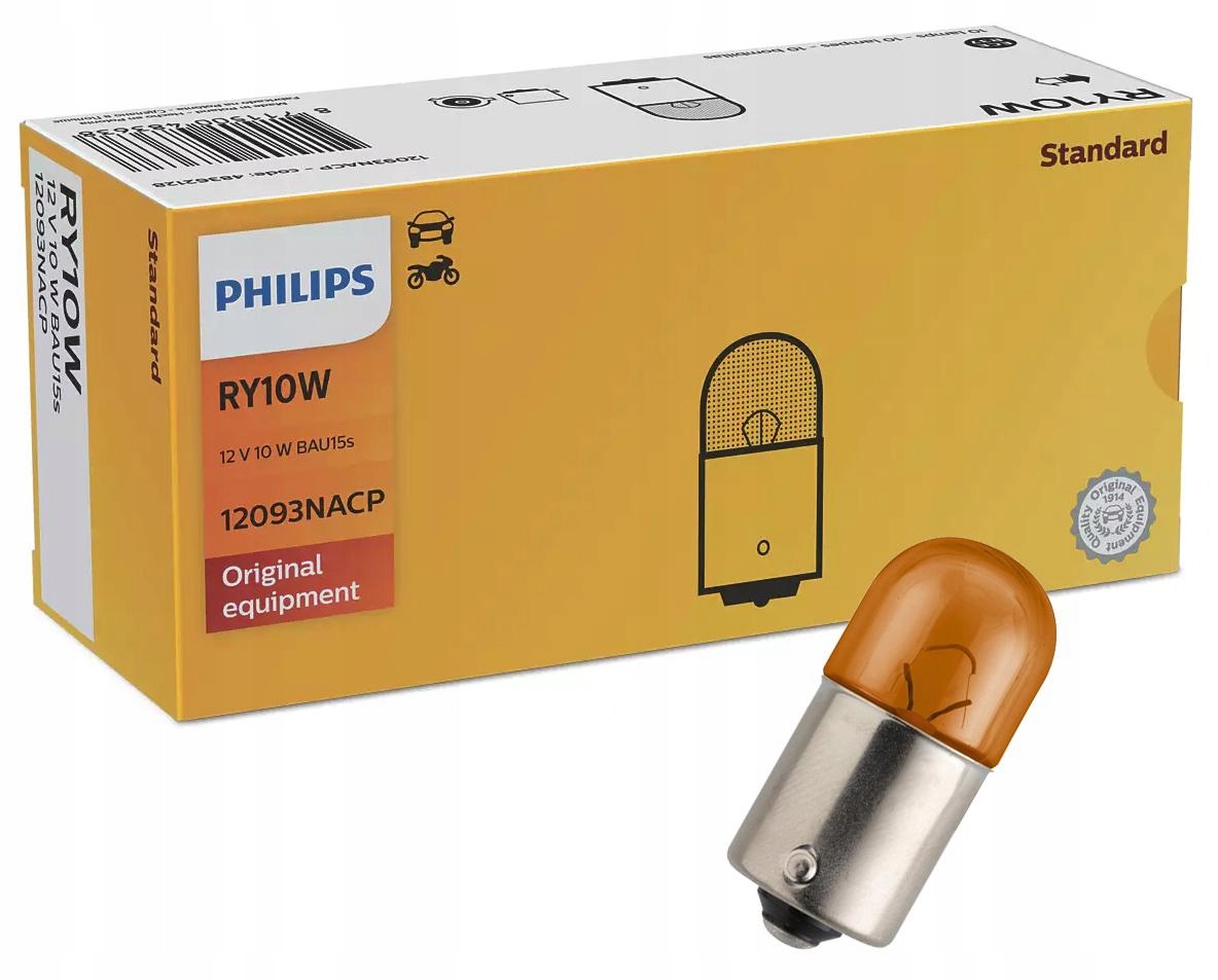 Philips Standard Żarówka RY10W 12V 10W