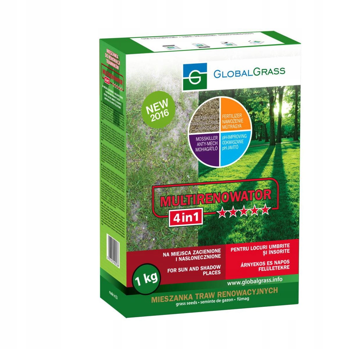 Trawa renowacyjna MULTIRENOWATOR 4in1 1 kg GLOBAL