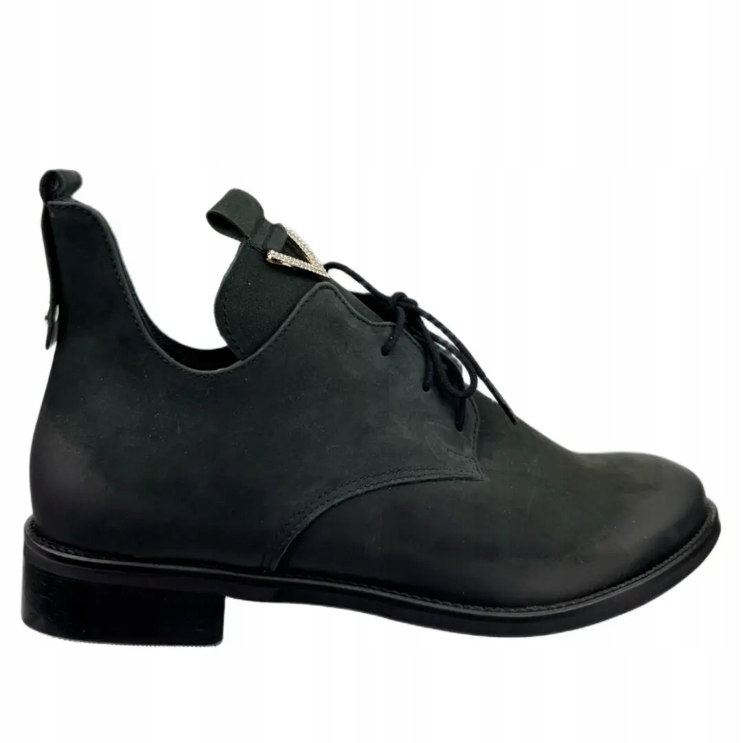 Dámské kotníkové boty Higo 2130/V černý nubuk 39, Černá