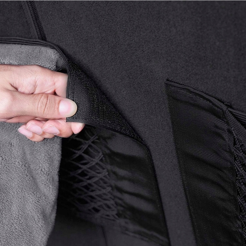 2x ORGANIZER SIATKA TORBA DO BAGAŻNIKA NA MOCNY RZEP DO AUTA SAMOCHODU Stan opakowania oryginalne