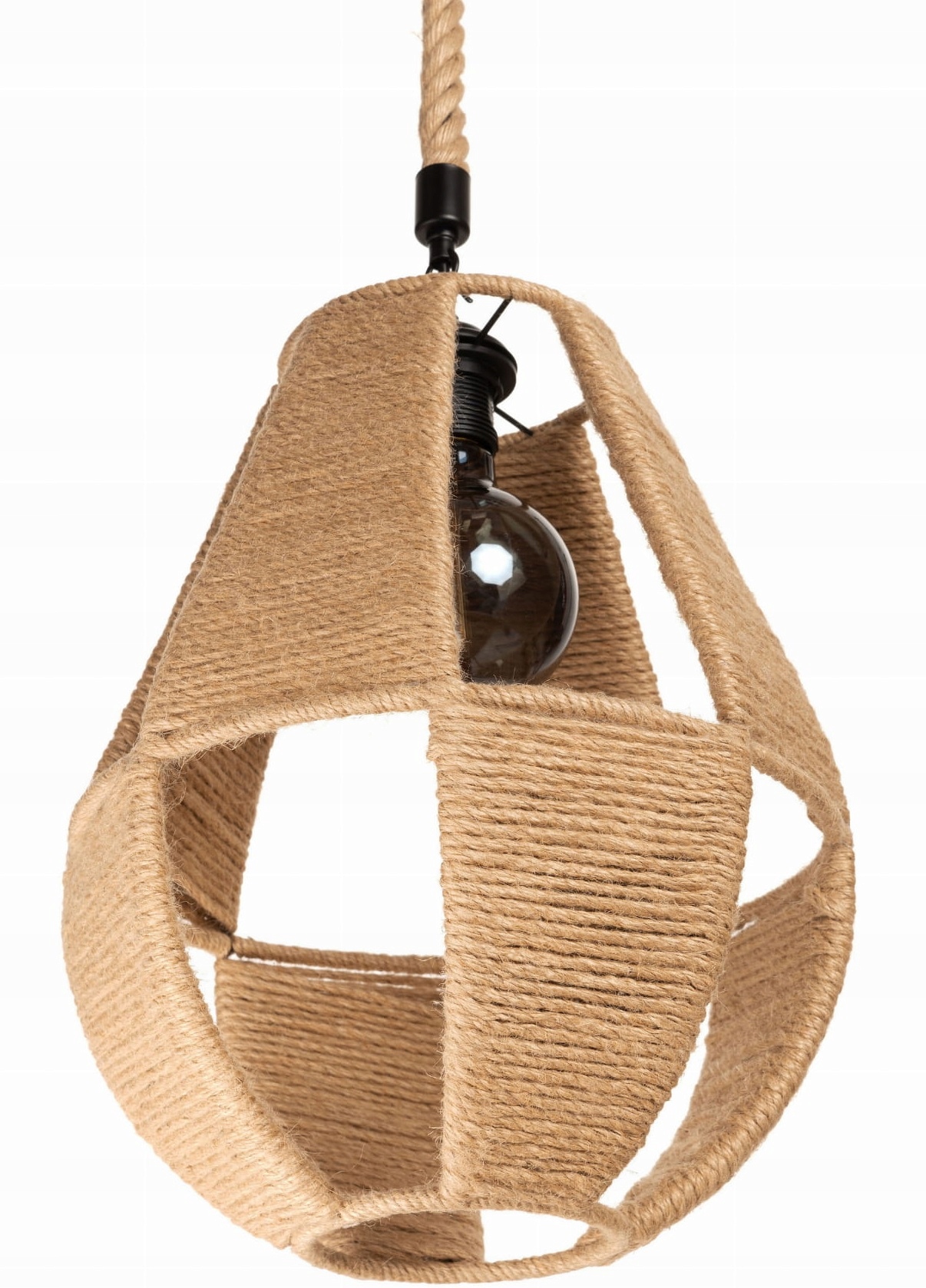 

Lampa wisząca jutowa Trenza boho