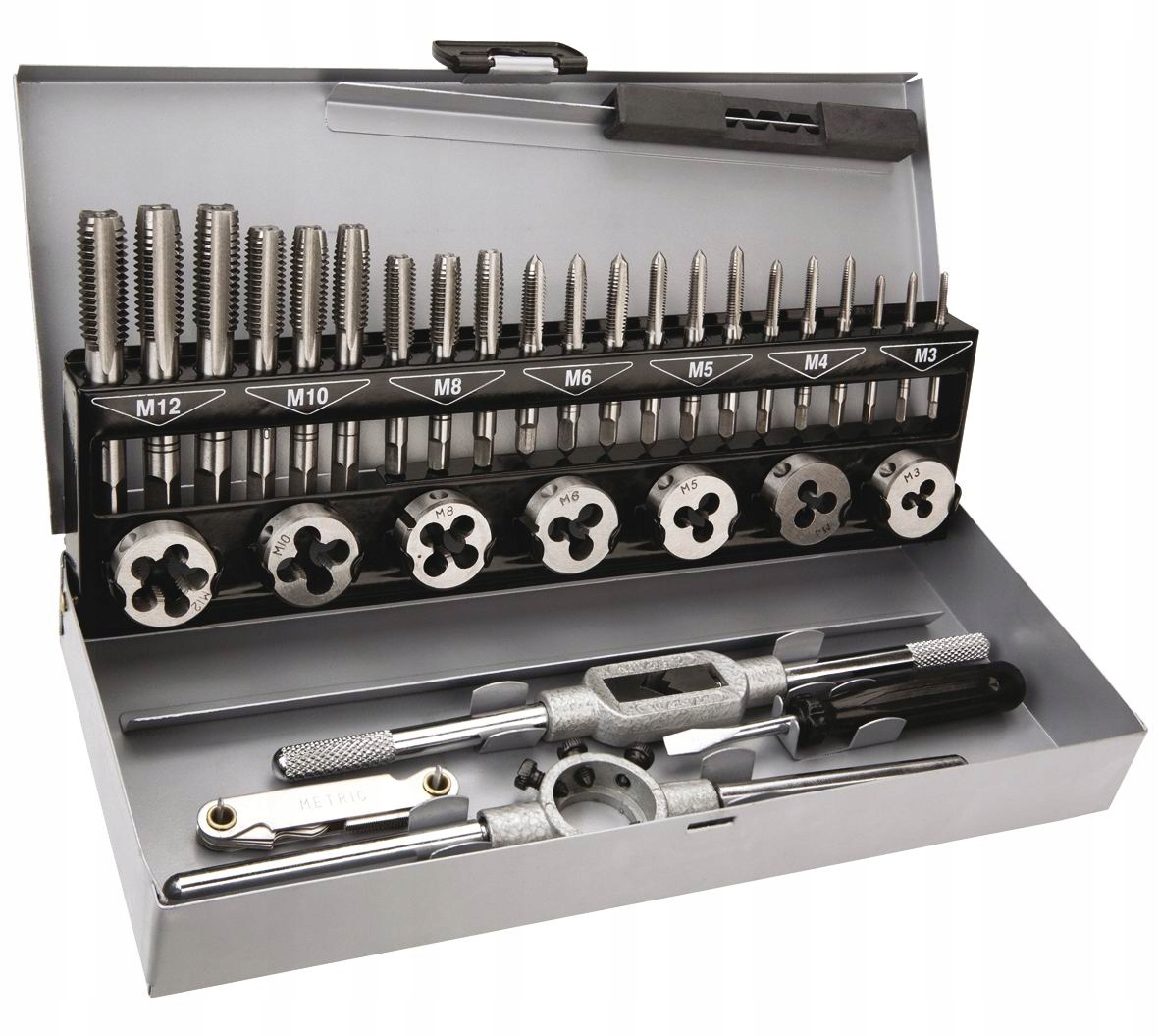 Sada Narezávačov A Závitníkov M3-M12 32 Dielov