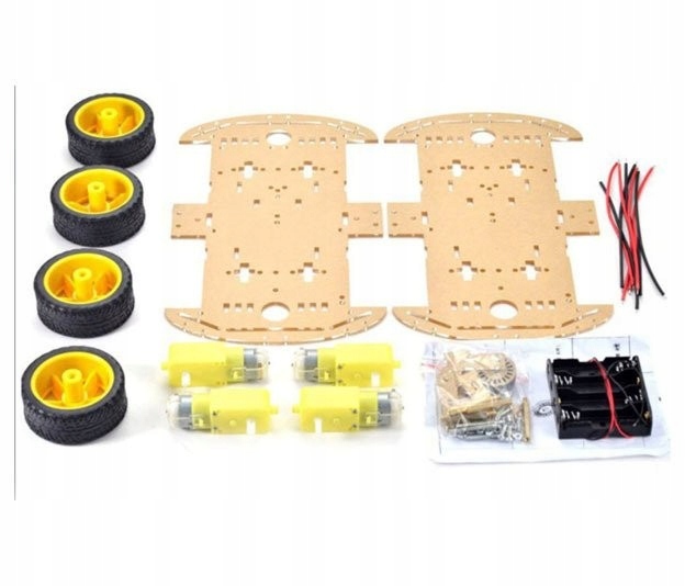 PLatforma robota Podwozie robota 4WD - 4 silniki z enkoderami EAN (GTIN) 5905323237452