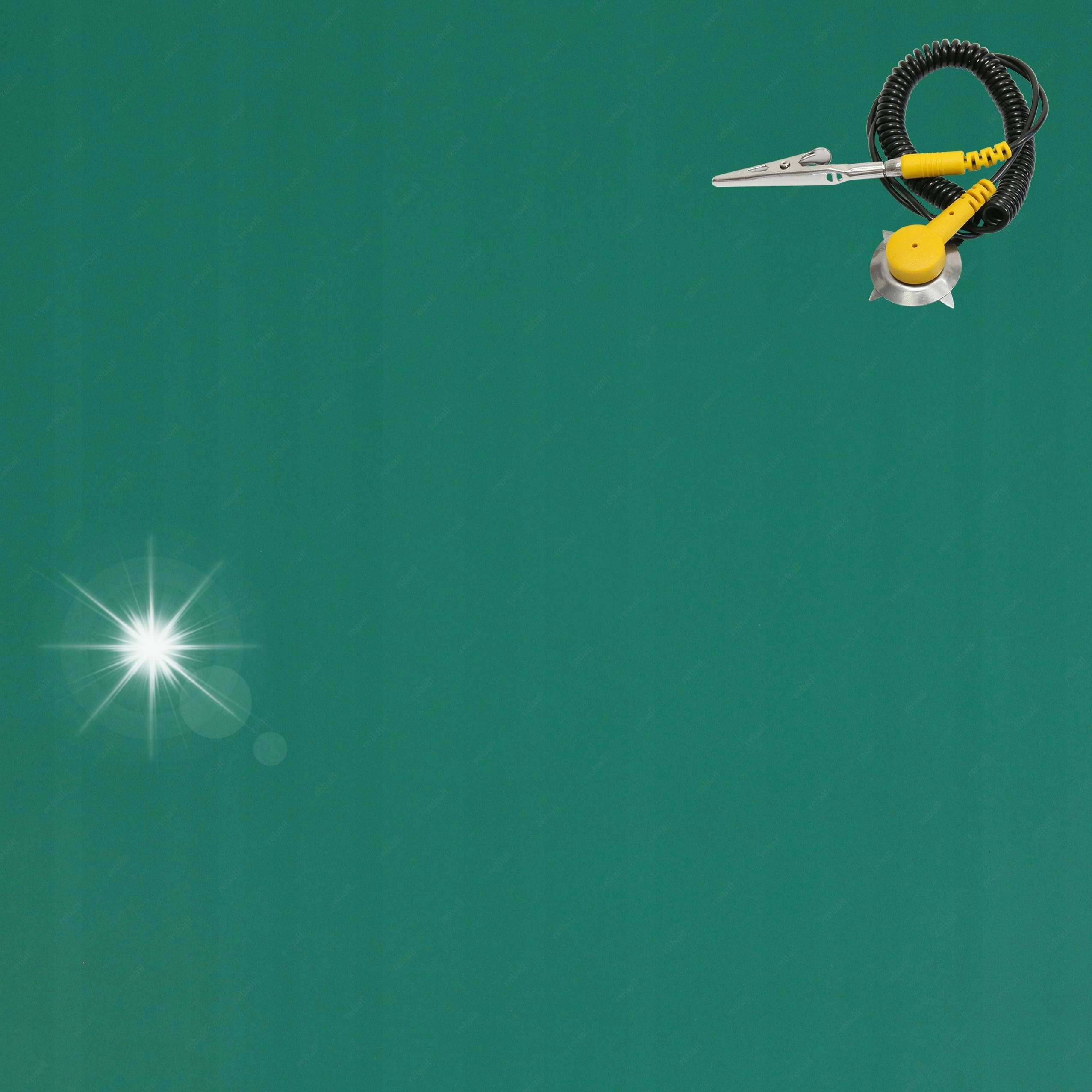 BEZZAPACHOWA MATA ESD SERWISOWA 600x2000 2mm ZIELONA MAT PVC + PRZEWÓD