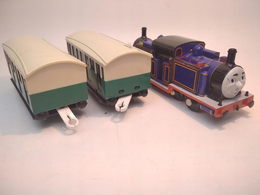 TrackMaster TOMY KOLEJ Mighty Mac / Mocny Maciek dwa wagony