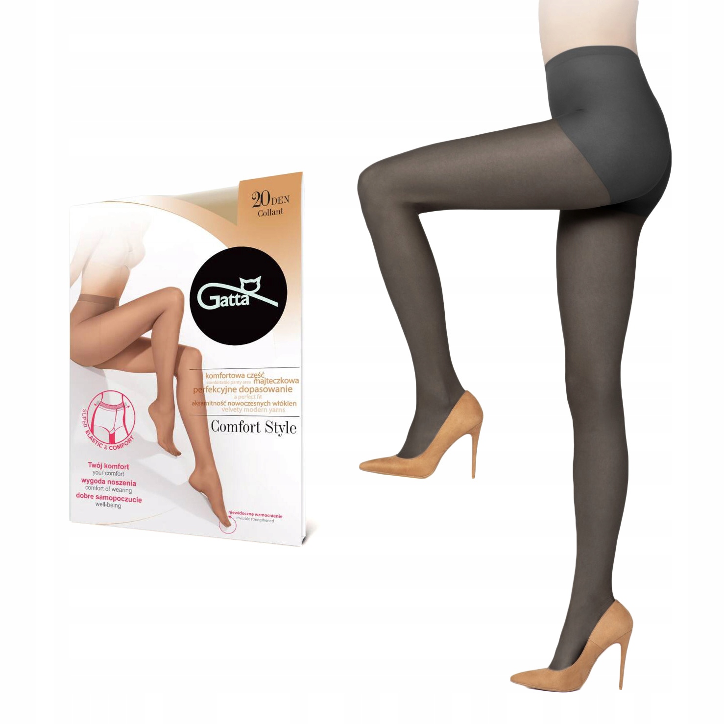 

Rajstopy Gatta Comfort Style 20den nero - r2