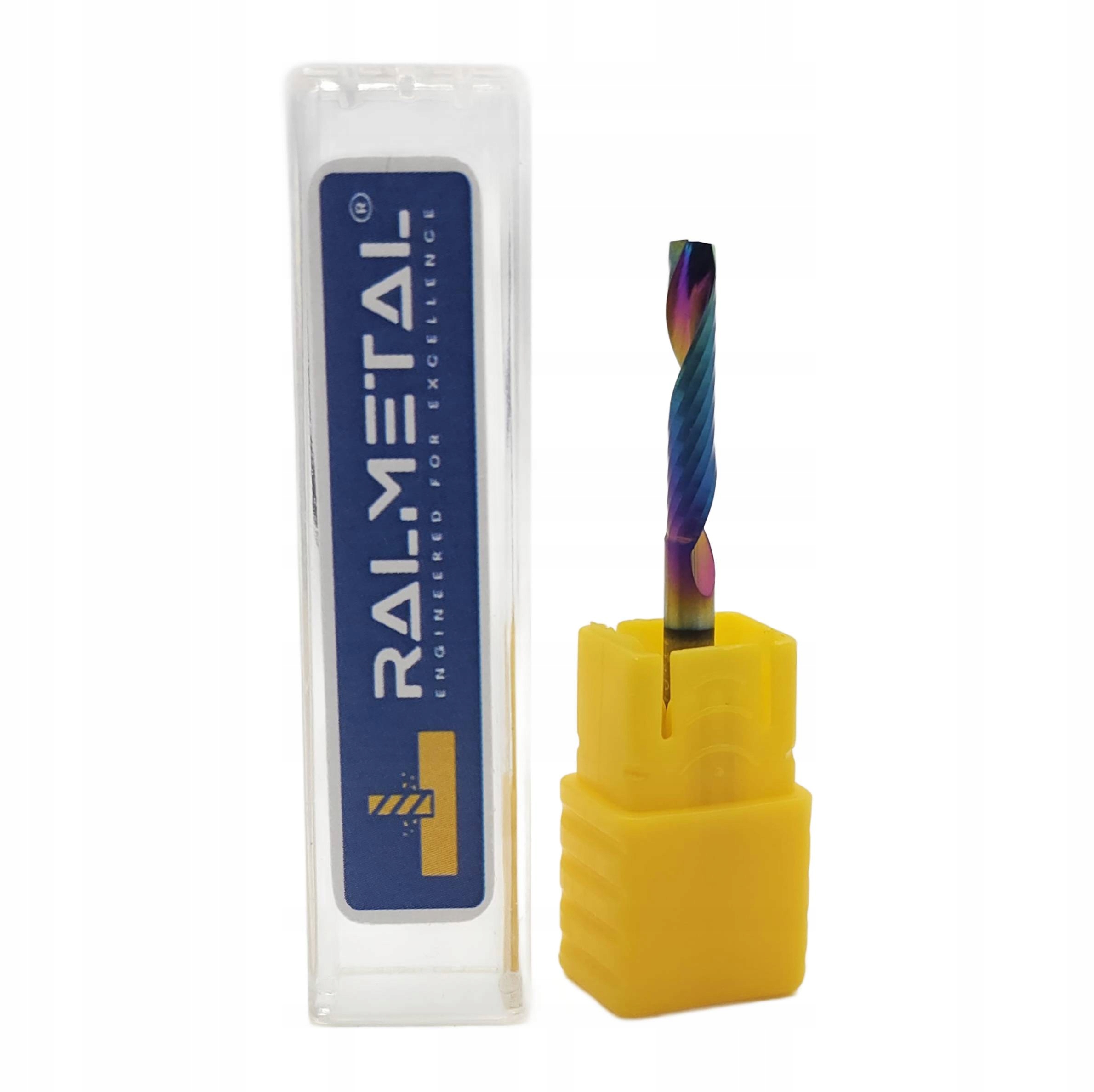 Frez VHM 1 piórowy do PVC 3.175 x 17 x 38 mm 55 HRC DLC