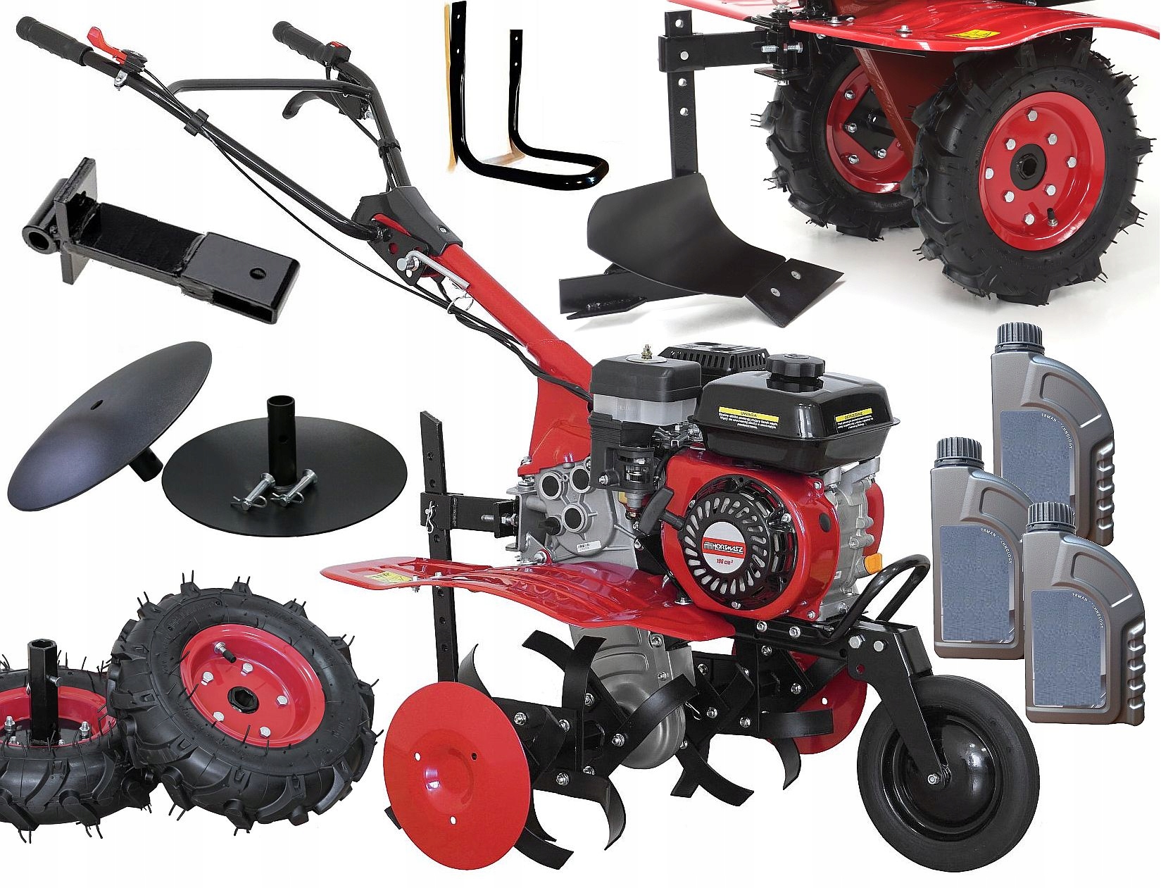 Glebogryzarka HGS500 85CM 3BIEGI Pług Koła Hortmas