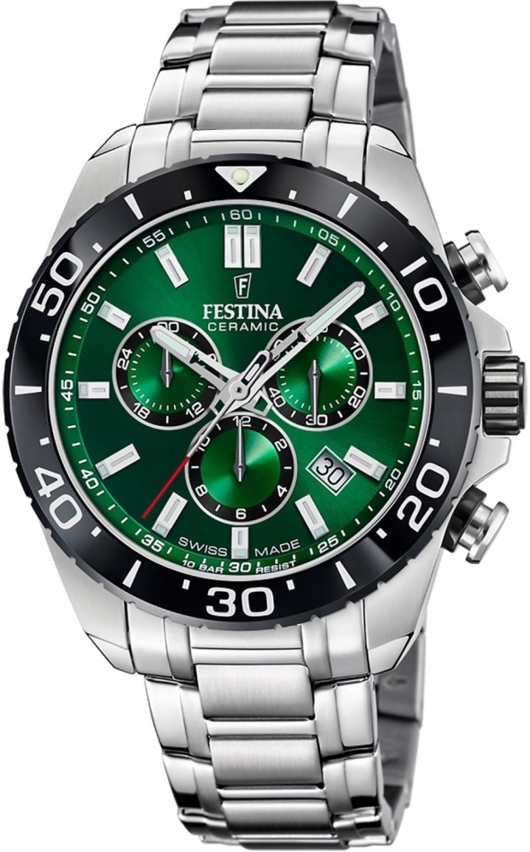 Pánské hodinky Festina 20042/3 zelené sportovní
