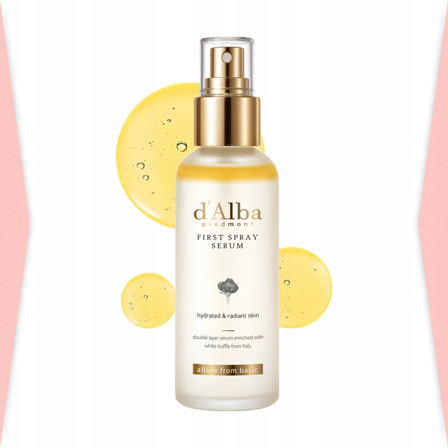 Rozjasňující pleťová mlha d'Alba White Truffle First Spray Serum 100