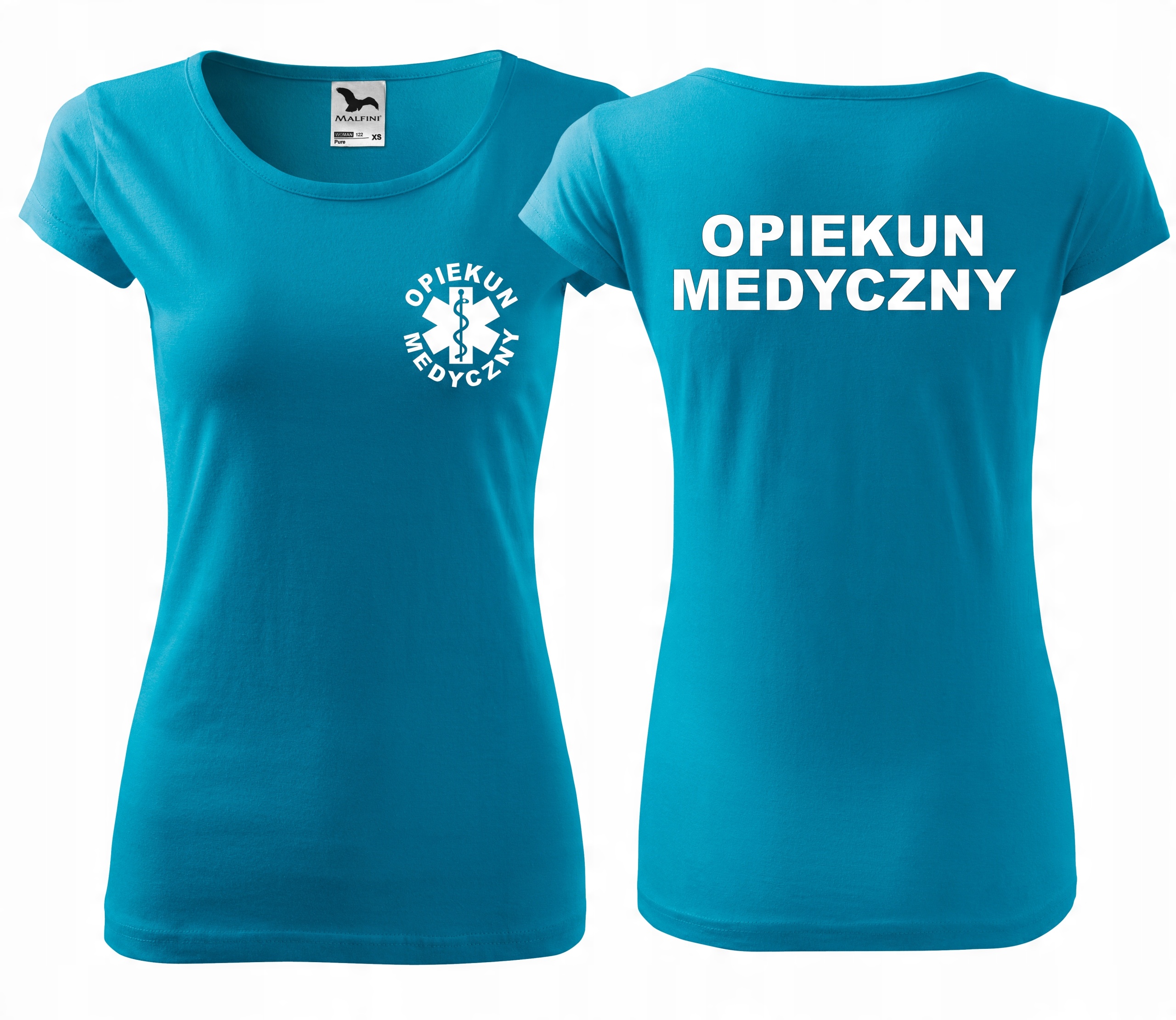 

koszulka Opiekun Medyczny eskulap z nadrukiem M