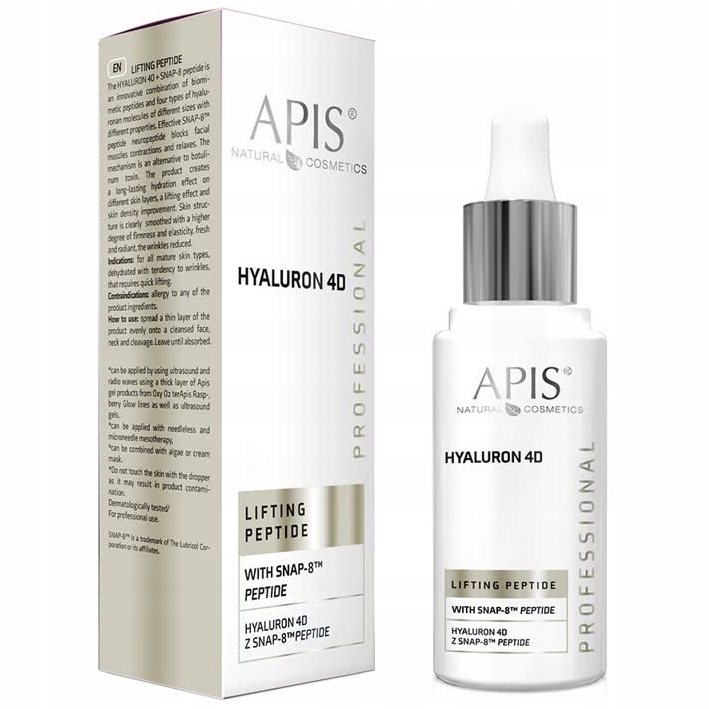 Apis Lifting Peptide Revoluce v hydrataci Hyaluron 4D s Snap-8 Peptide