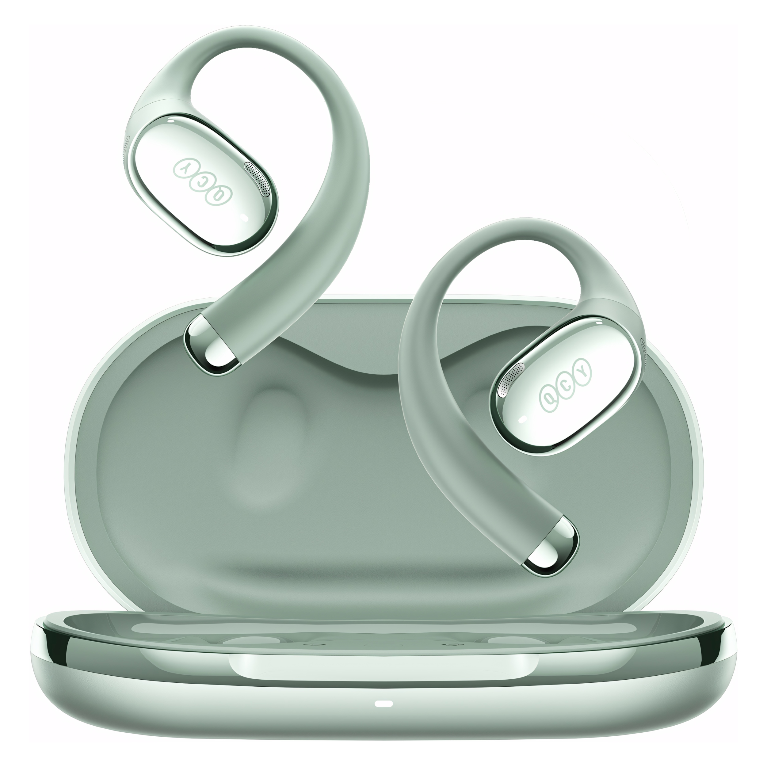 Qcy Crossky R70 Słuchawki Bezprzewodowe Sportowe Otwarte Bt 6.0 Zielone