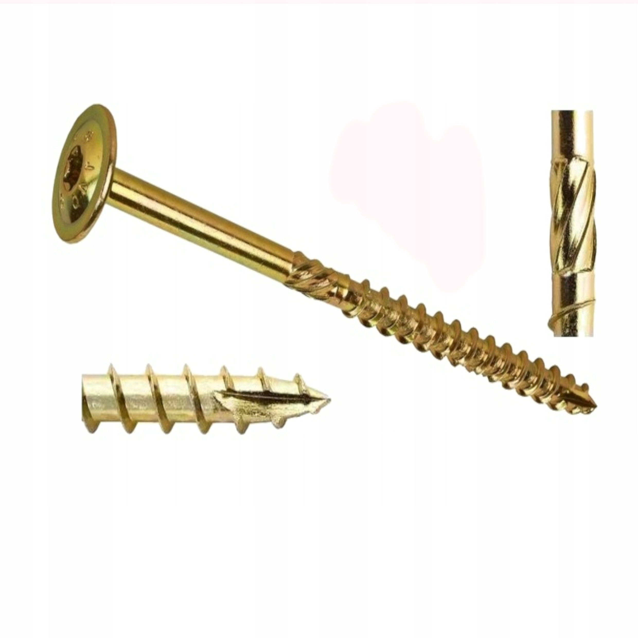 WKRĘTY CIESIELSKIE TALERZYKOWE 8x340mm ( 50 SZT. )