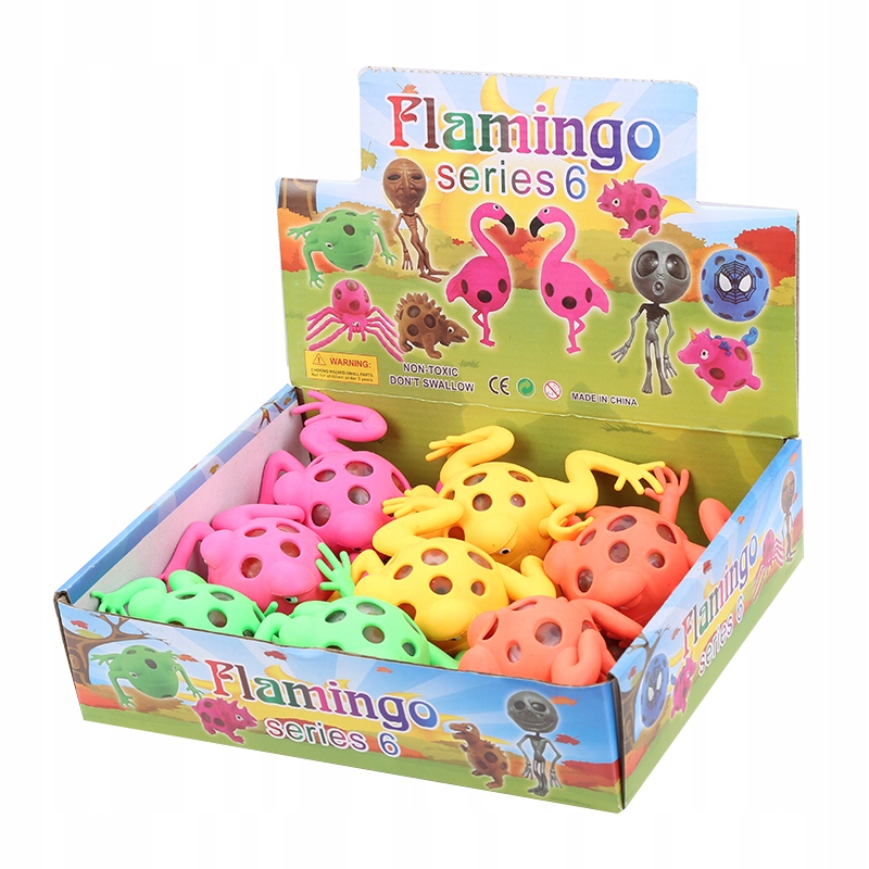 

Gniotek Antystresowy Żaba Rainbow Squish Frog Ball