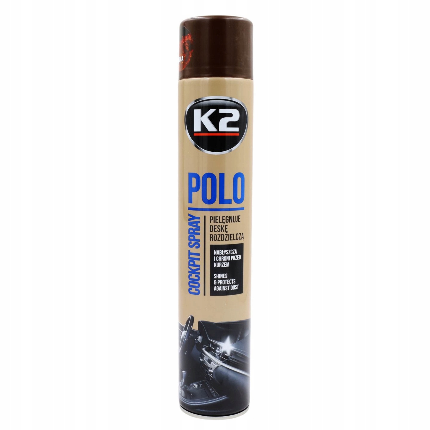 

Spray do Kokpitu K2 Polo Cockpit Cola 750ml
