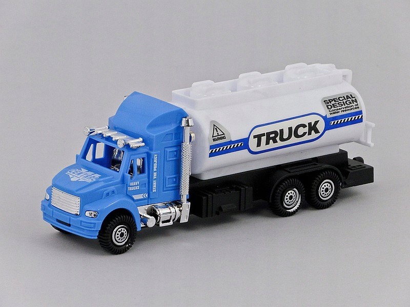 auto tir z napędem w kloszu 19cm — 6
