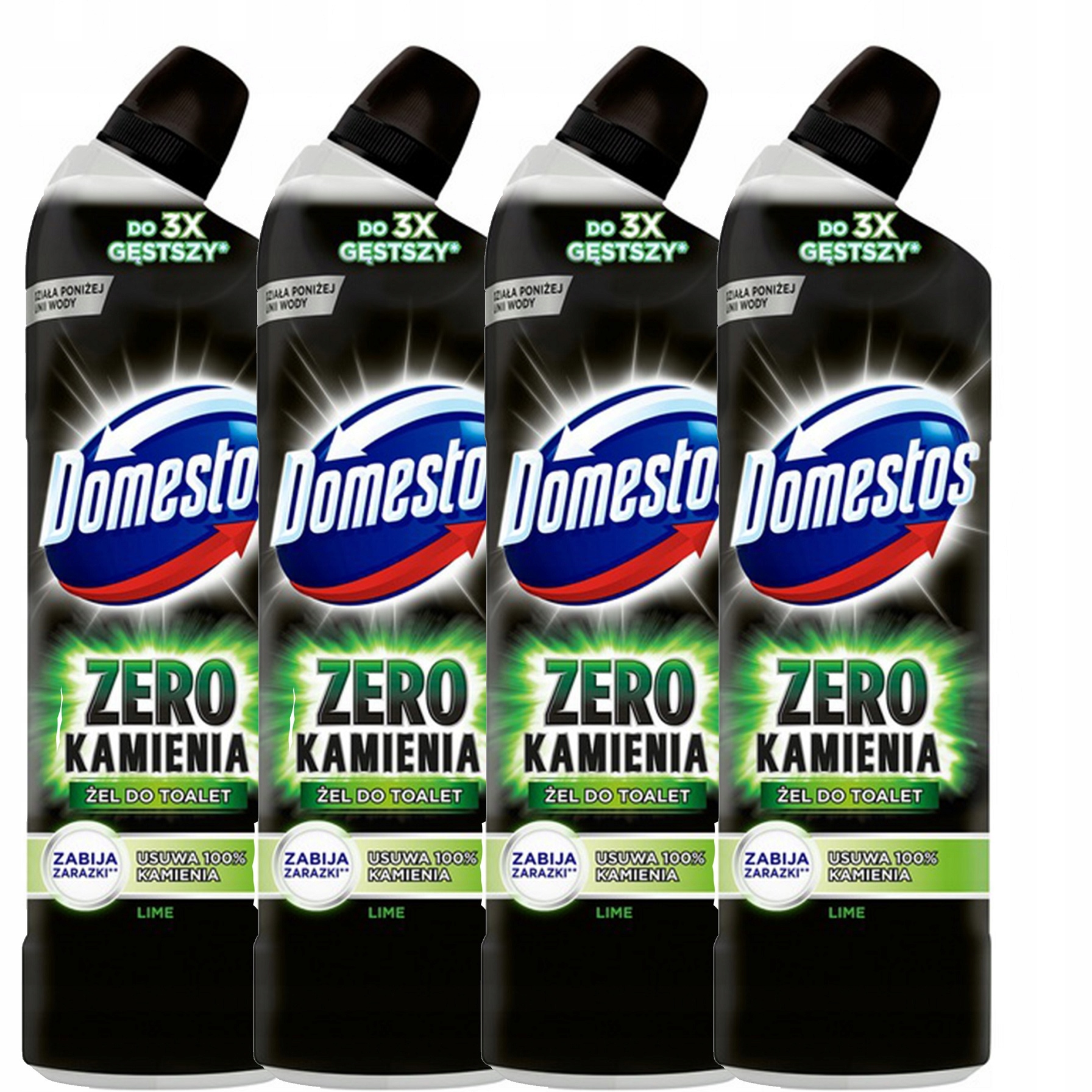 

Domestos Zero Kamienia Żel Toalety Wc Lime 3L