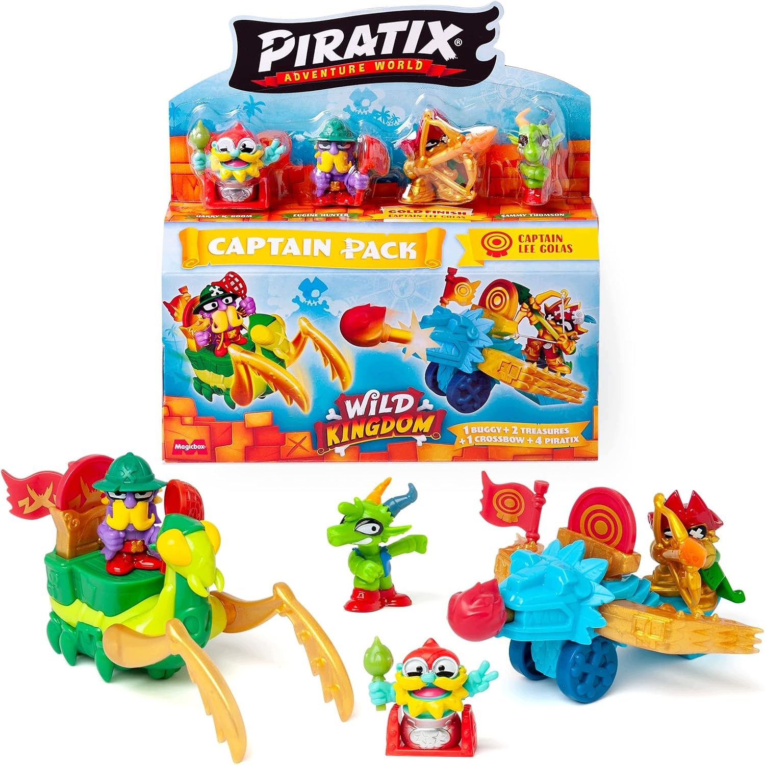 Piratix Wild Kingdom Captain Pack Lee Golas 12 el. figurki piratów
