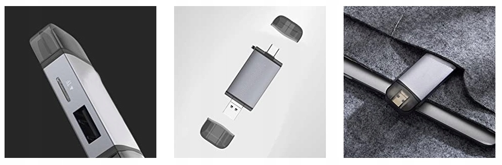 KOMPAKTOWY CZYTNIK KART PAMIĘCI SD/TF MAX. 2TB porty USB USB-C microUSB Producent 4Apple