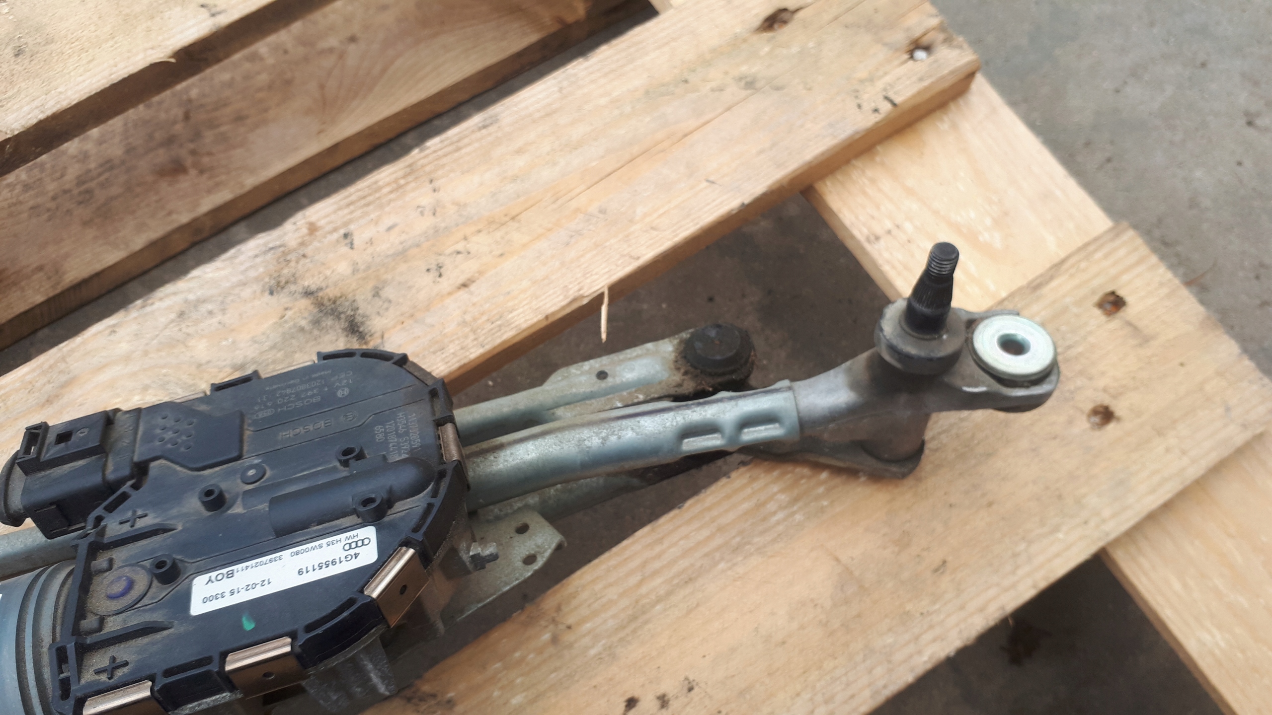 A7 4G wiper mechanism front 4G1955119 A6 C7