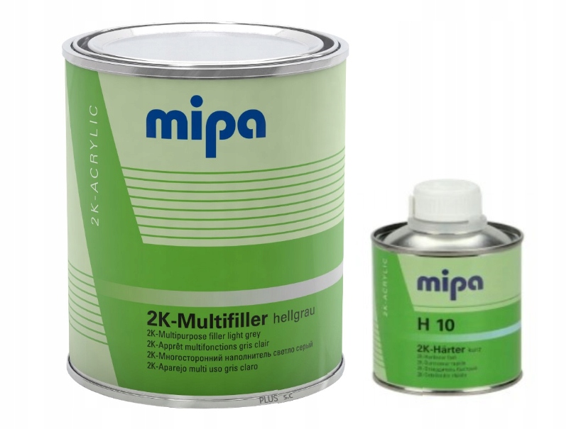 MIPA акриловая грунтовка MULTIFILLER J. серый 1L + UTW.