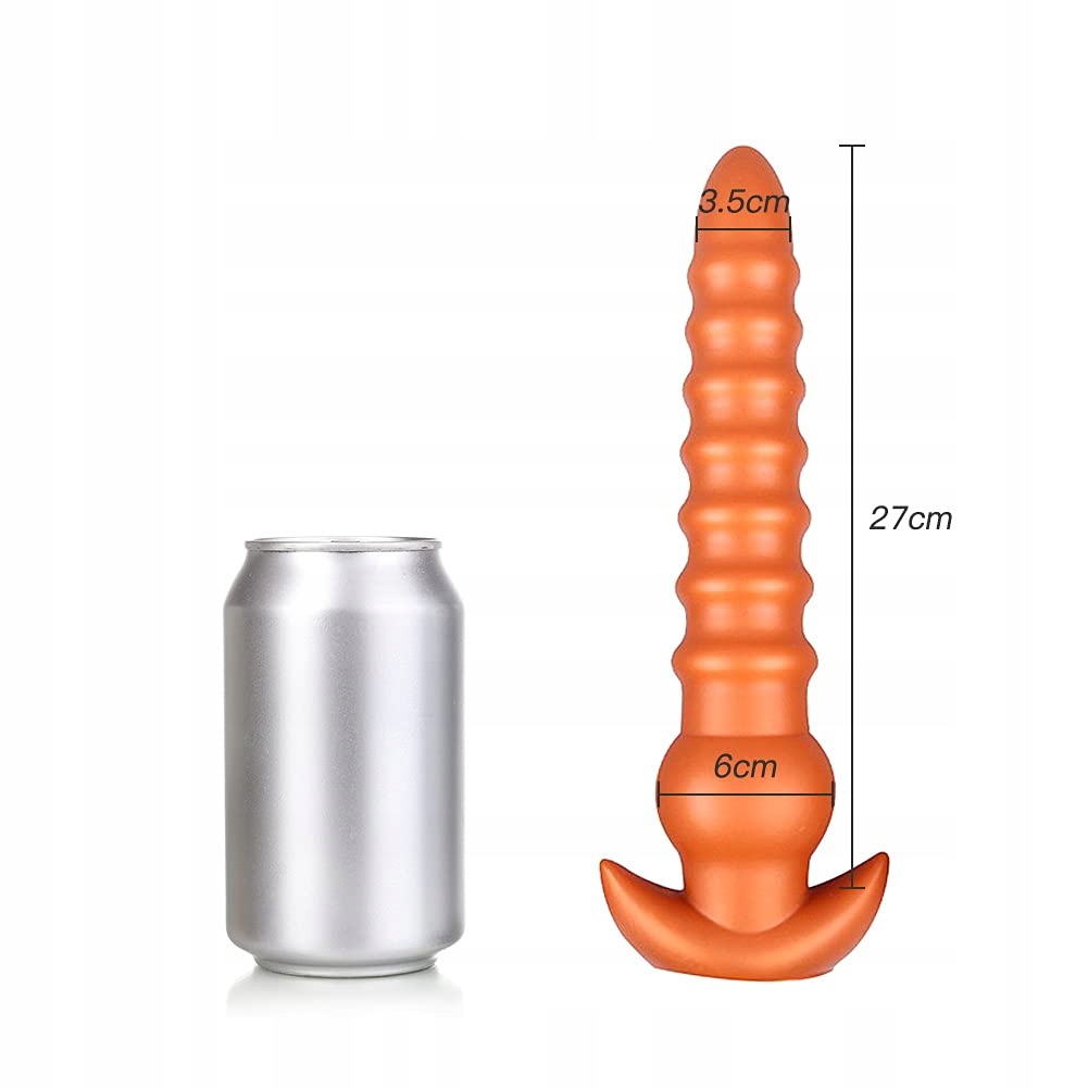 ROLUCK Długie Kulki Analne Silikonowy Korek Analny Dildo — miniatura 2