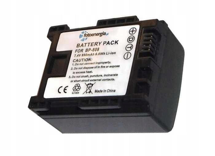 BATERIA AKUMULATOR BP-808 BP-809 do CANON FS HF HG