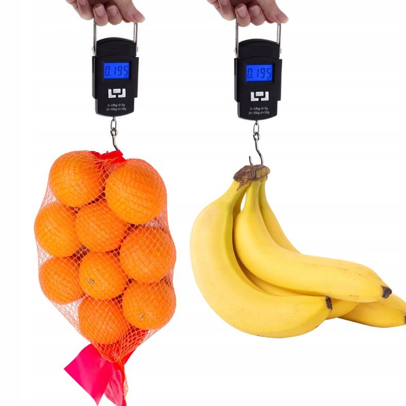 WAGA ELEKTRONICZNA RĘCZNA HAKOWA BAGAŻOWA 50KG LOTNICZA TURYSTYCZNA EAN (GTIN) 5907621805333