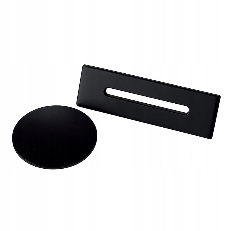 Zátka Do Volně Stojící Vany S Přepadem, Víko Kryt, Černá