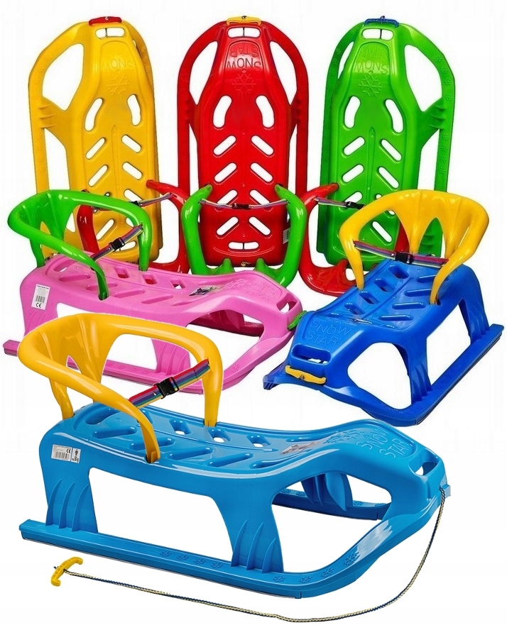 WIELKIE DWUOSOBOWE SANKI Z OPARCIEM I LINKĄ