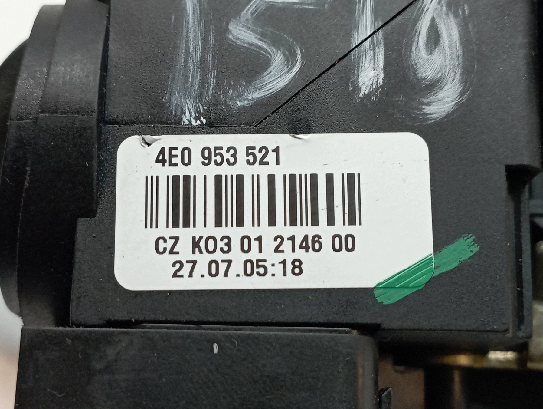 commande levier commodo sous volant anneau AIR BAG 4E0910549 4E0953541A Audi A8 II D3
