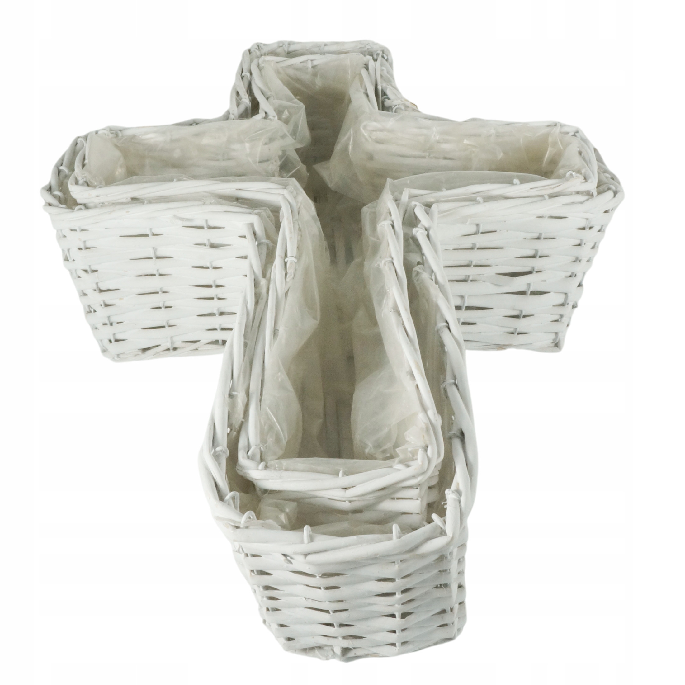 Sada 2 ks, křížová krytka pro kompozice na pomník, náhrobní dekorace