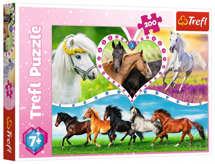 

Trefl Puzzle 200 Elementów Piękne Konie 13248