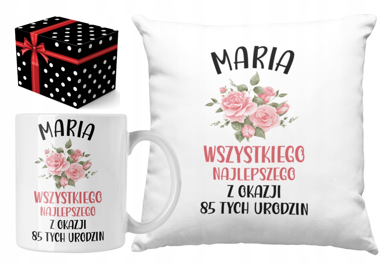 

Zestaw Urodziny poduszka kubek