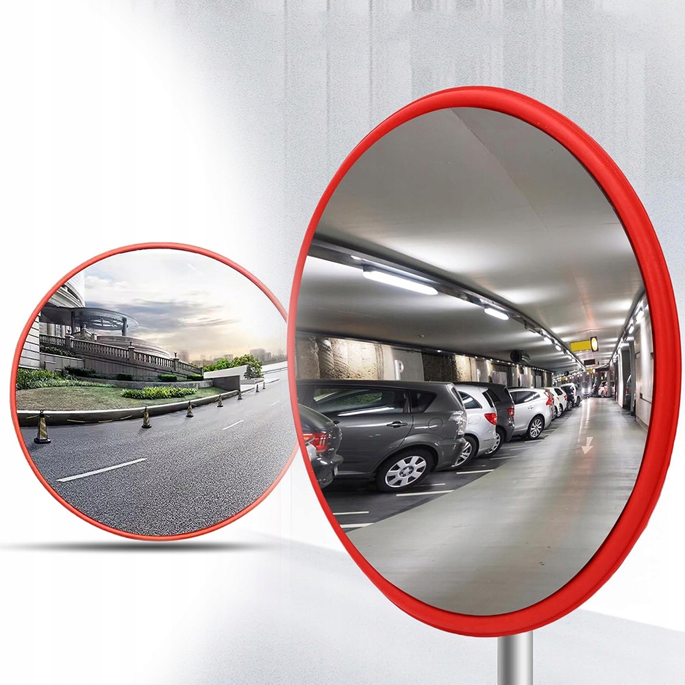 Zrcadlo Konvexní Silniční Skladové Sférické Nerozbitné 45 CM