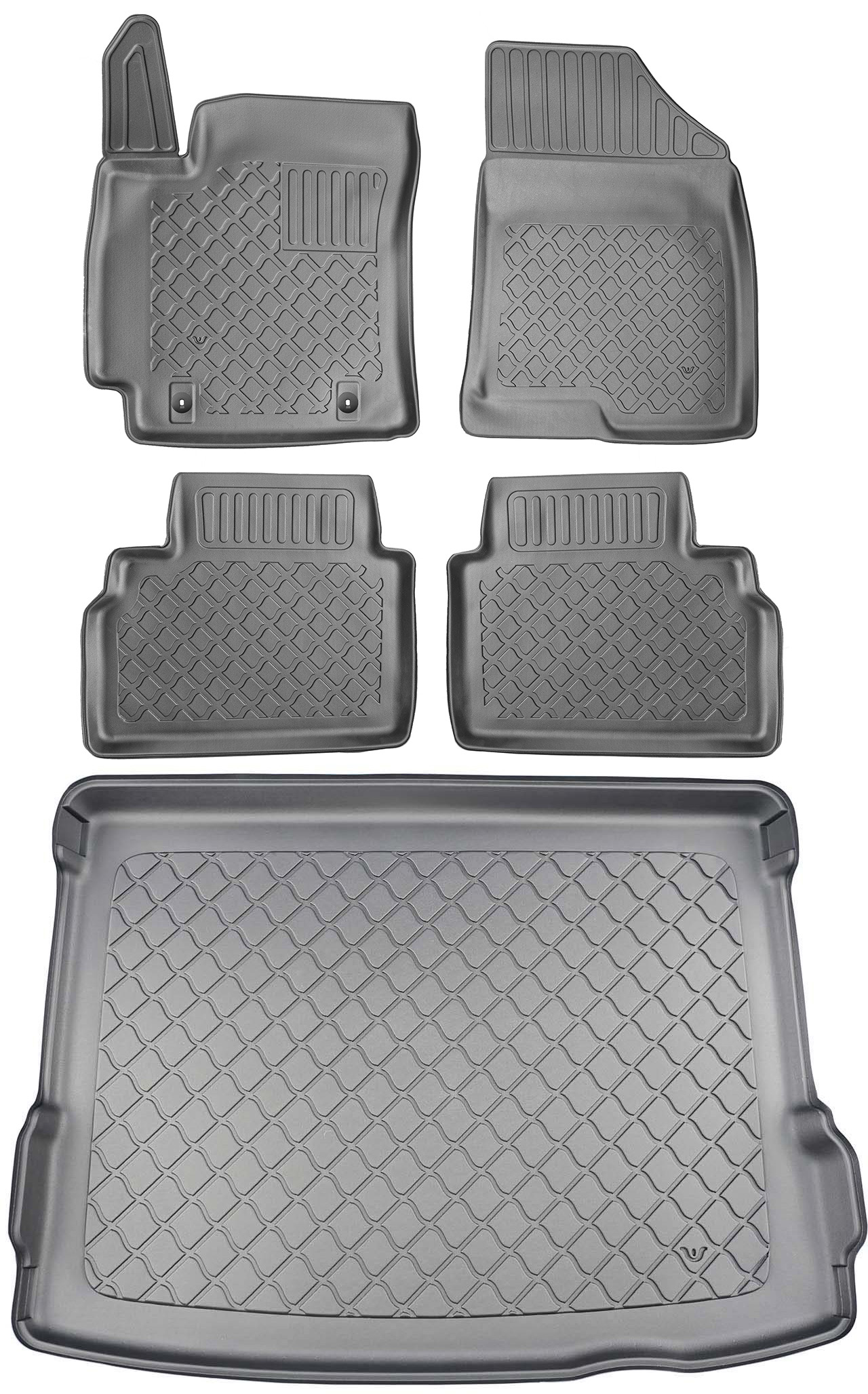 Hyundai Kona Hybrid 2023- Sada Koberce batožinový priestor