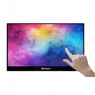 Verbatim monitor przenośny dotykowy PMT-17 17.3" Full Hd (1920x1080), 60Hz