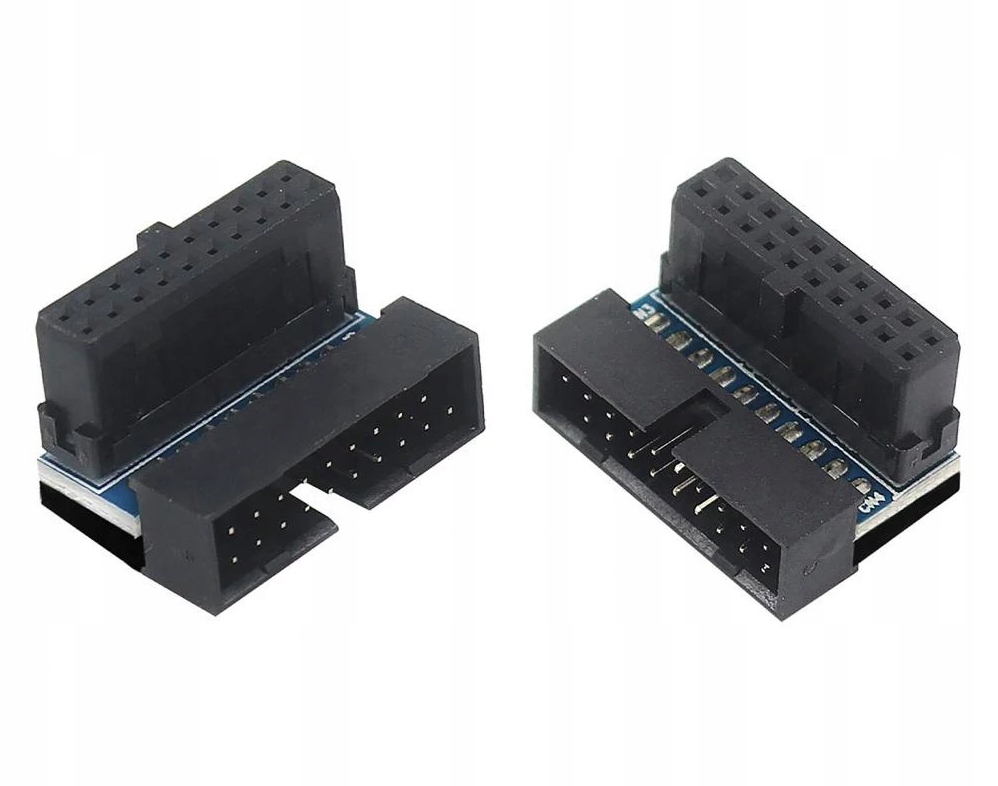 Adapter przejściówka kątowa front panel header USB 3.0 19/20pin