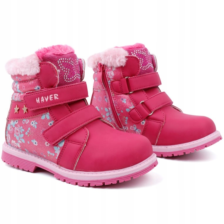 

Trapery śniegowce różowe 2 zimowe ocieplane r.29