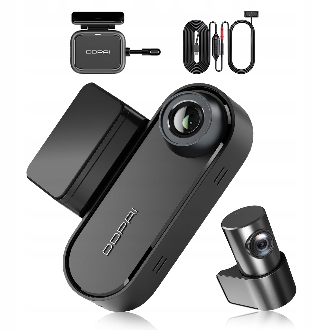 Kamera Automobilová Ddpai Videorekordér N5 Dual Radar+zadní Hardwire Kit