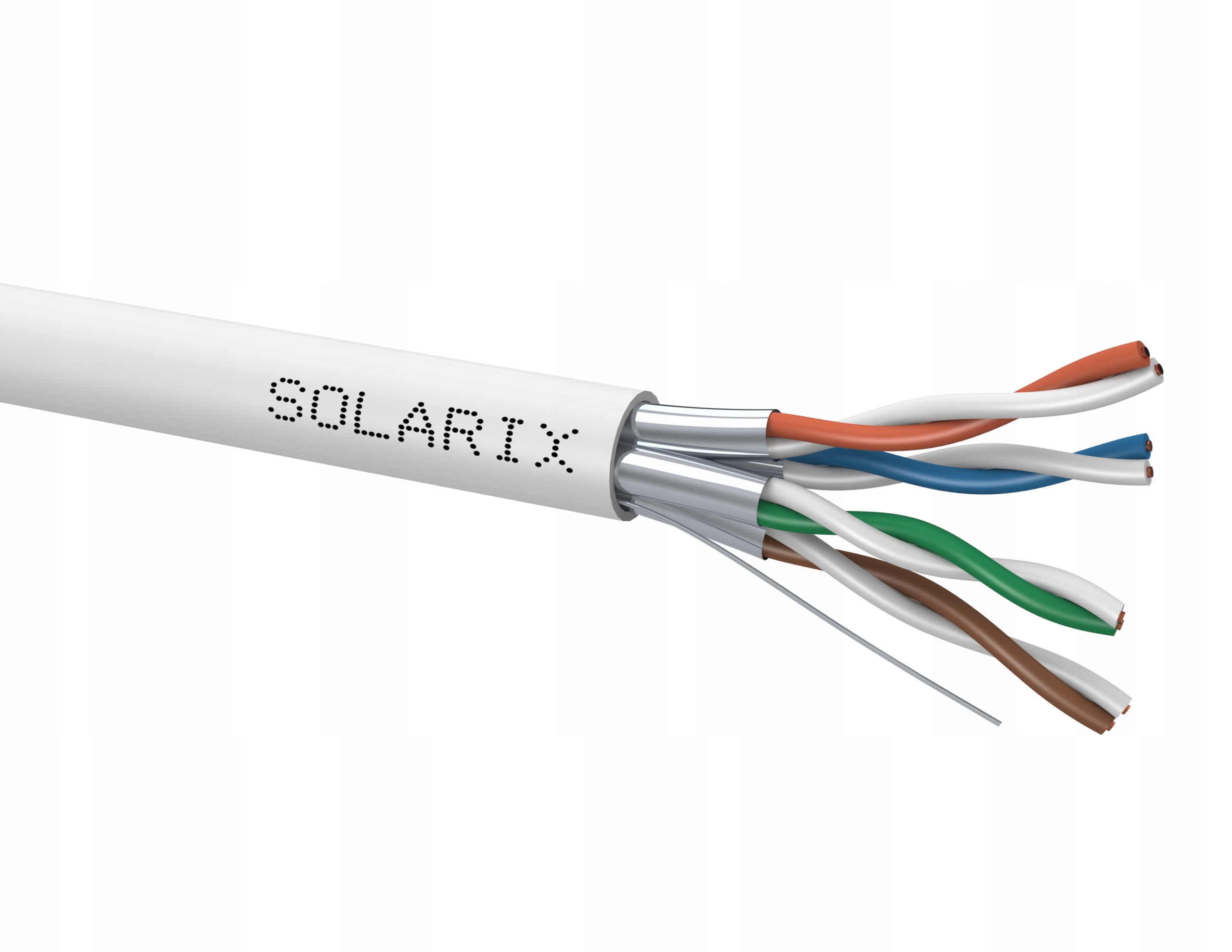 Solarix Kabel Stp drát c6A 500m LS0H